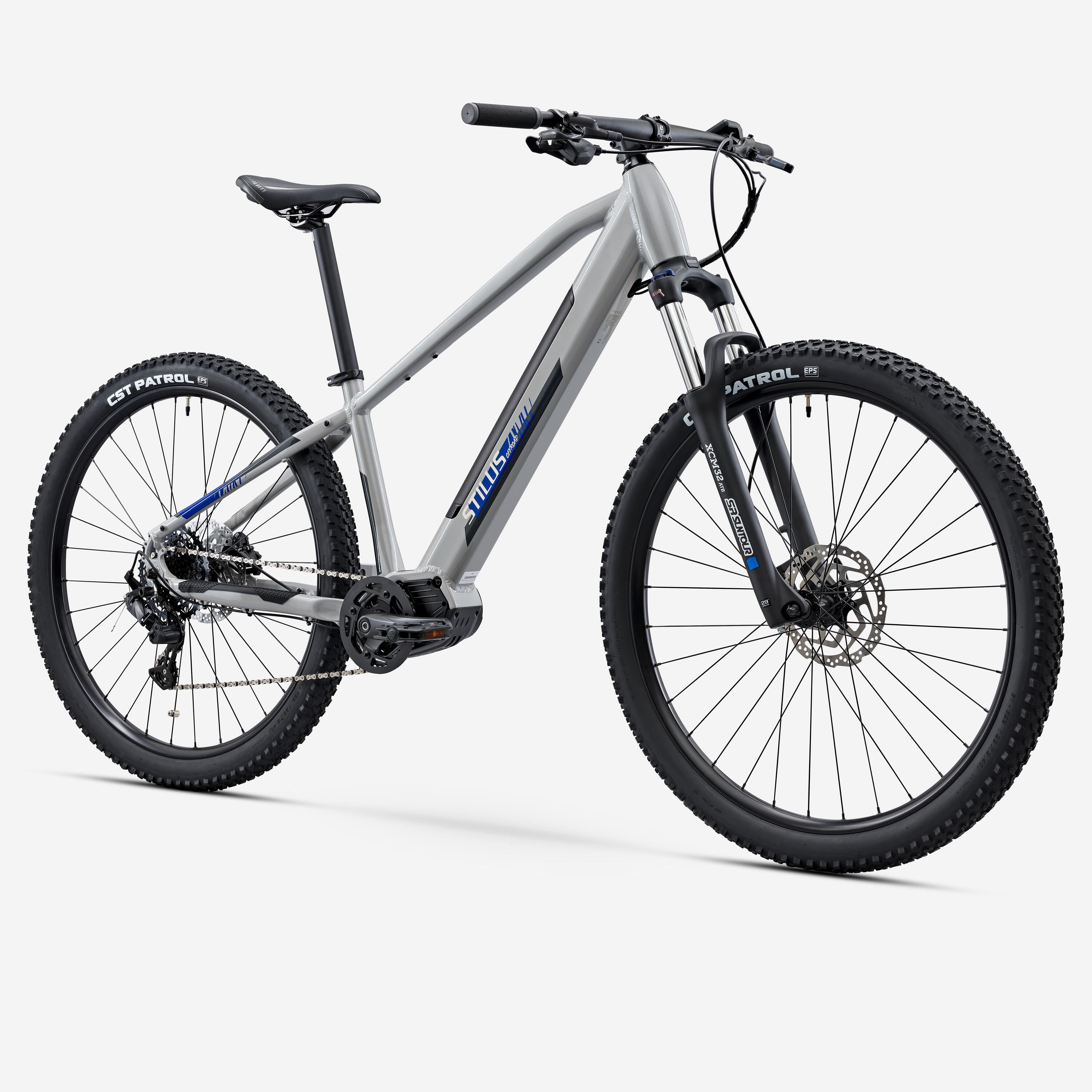 Stilus Off Road Electric Mountain Bike – Light Grey