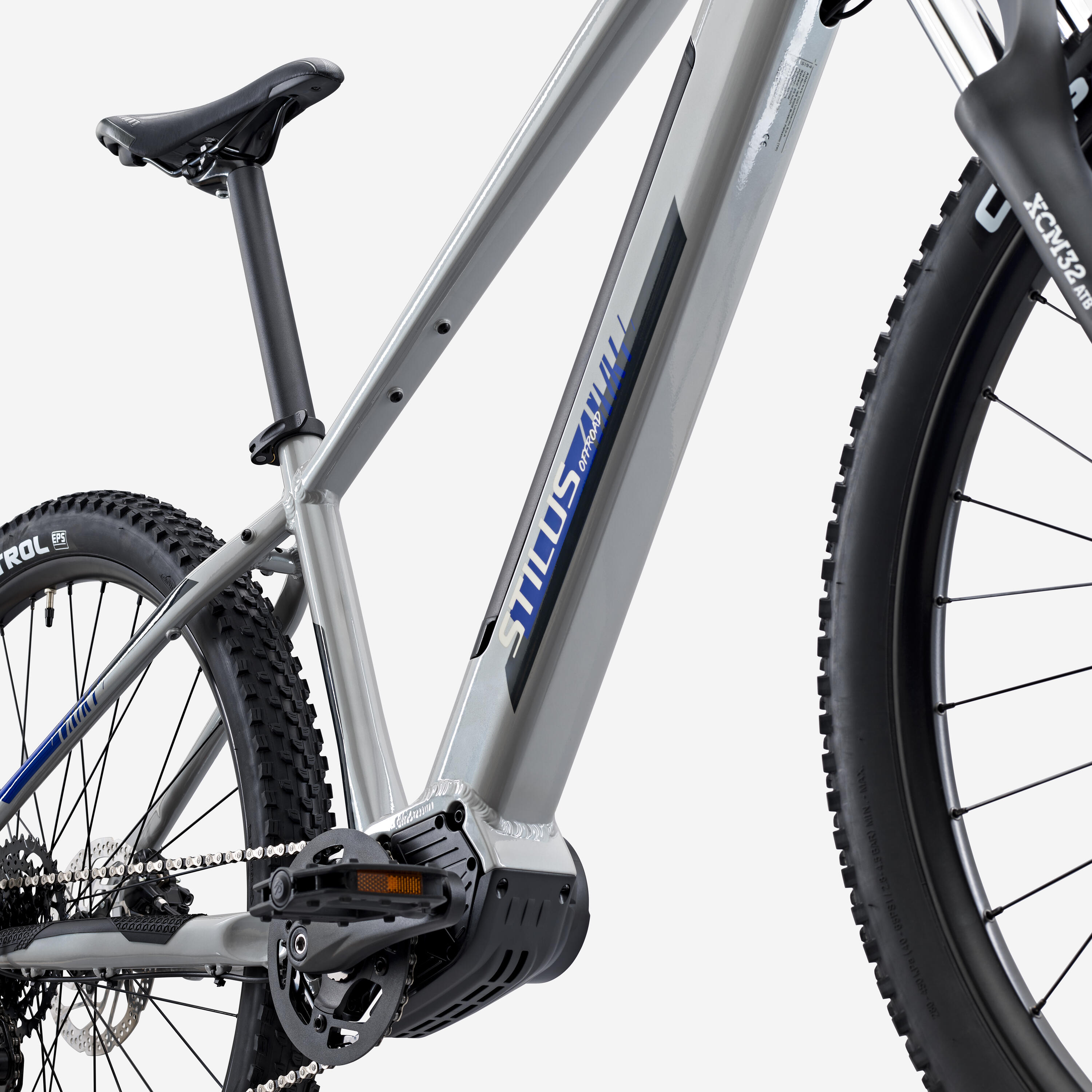 Stilus Off Road Electric Mountain Bike – Light Grey