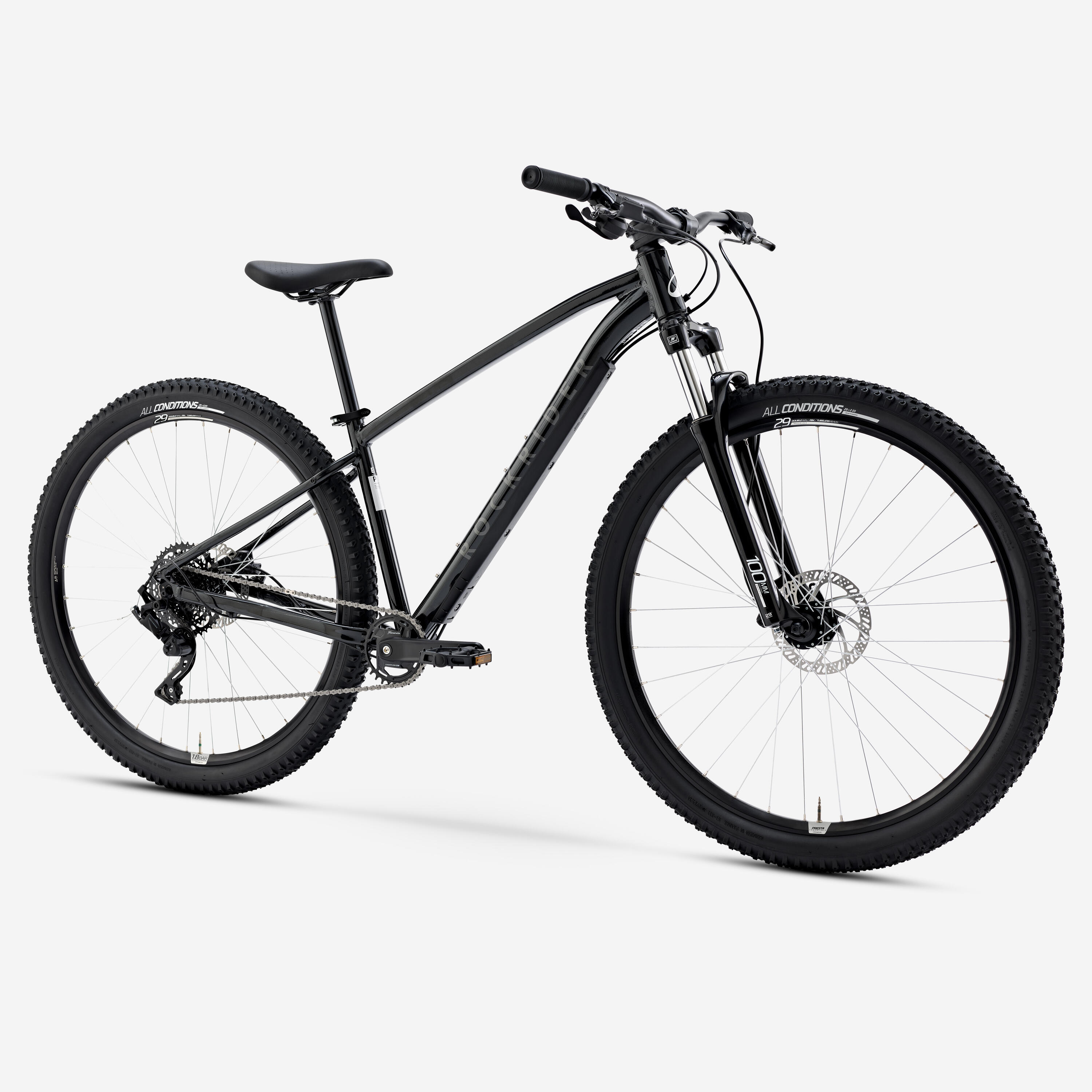 ROCKRIDER - Rockrider Expl 500 Aluminum MTB – Black, 29"
