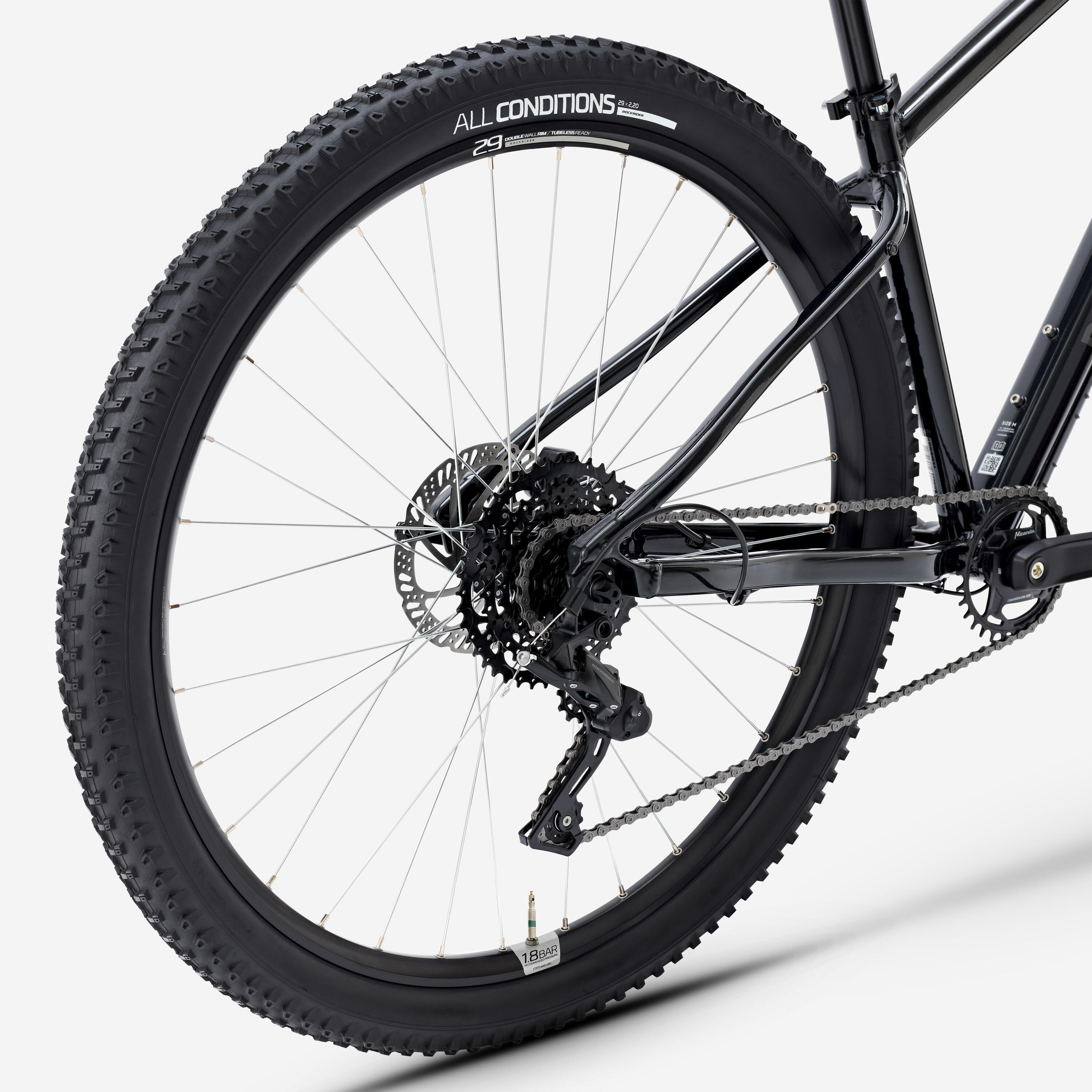ROCKRIDER - Rockrider Expl 500 Aluminum MTB – Black, 29"